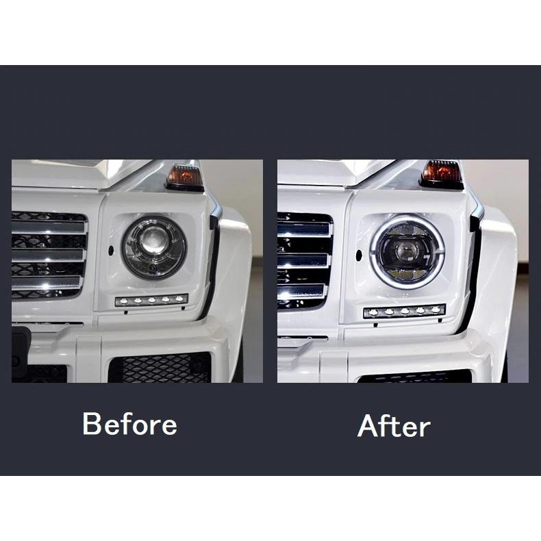 ヘッドライト メルセデス・ベンツ W463 Gクラス LED G350 G500 G55 G63 クリア AKDの画像