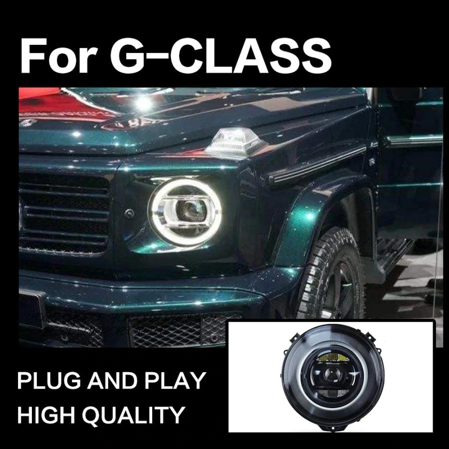 ヘッドライト メルセデス・ベンツ W463 Gクラス LED G350 G500 G55 G63 クリア AKDの画像