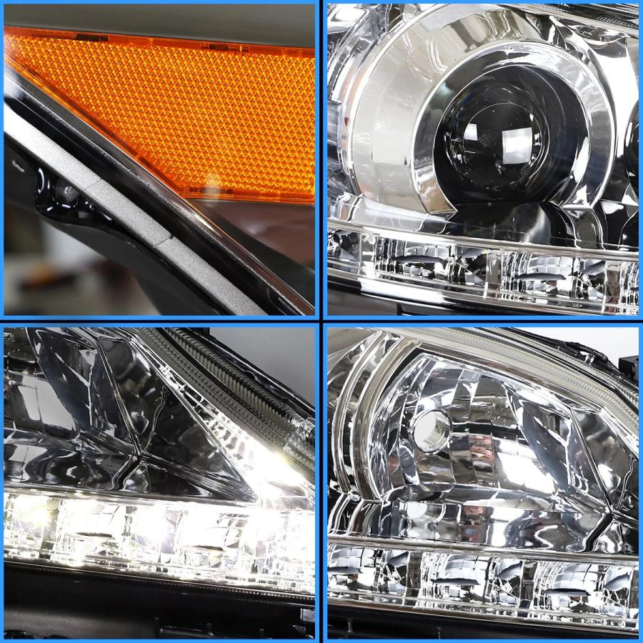 LED ヘッドライト ES ES350 10-12 レクサス クリア VLAND