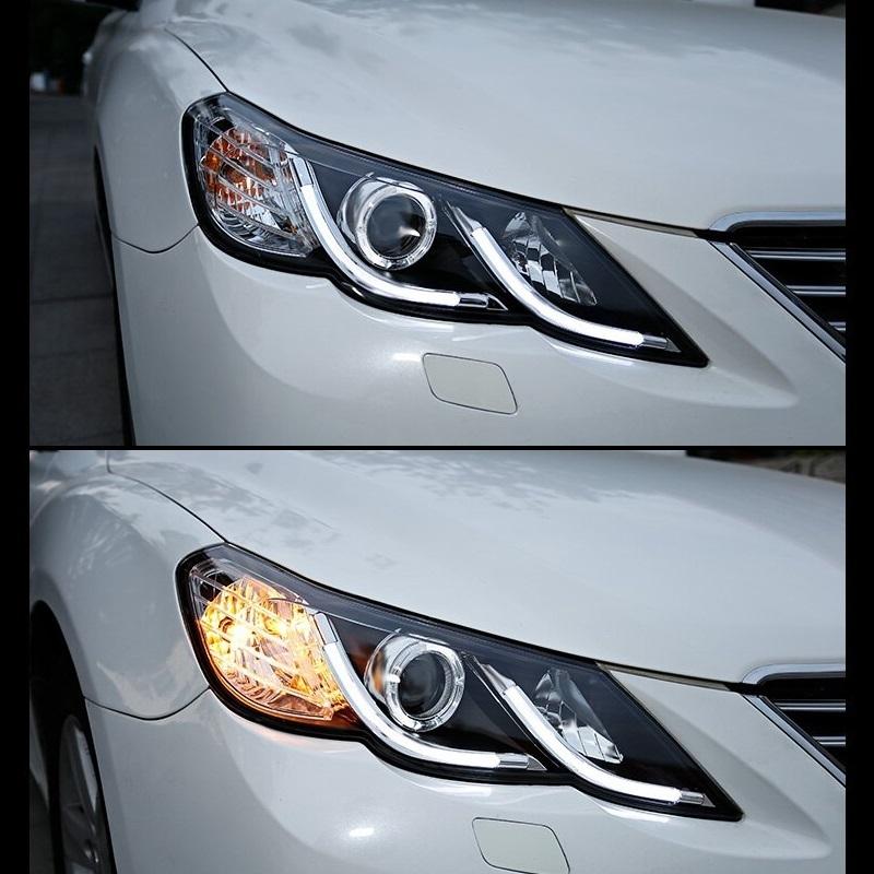 マークX GRX130 GRX133 GRX135 130系 LED ヘッドライト 左右 ヘッドランプ トヨタ 前期 AKD Aの画像