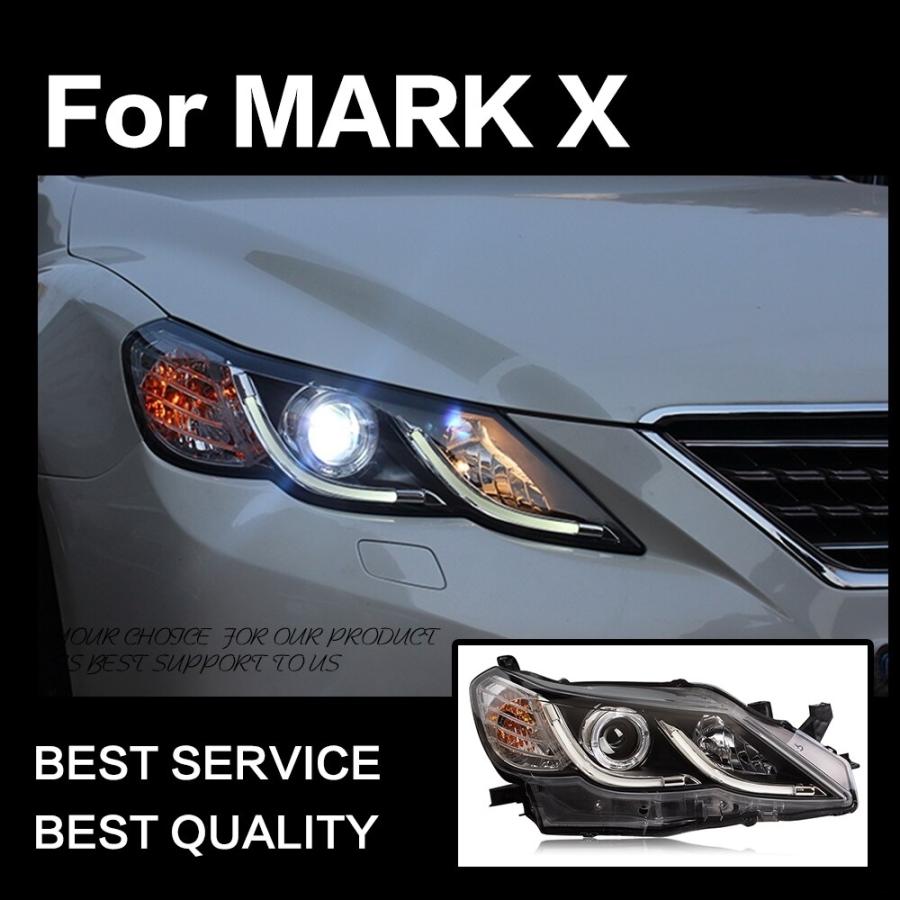 マークX GRX130 GRX133 GRX135 130系 LED ヘッドライト 左右 ヘッドランプ トヨタ 前期 AKD Aの画像