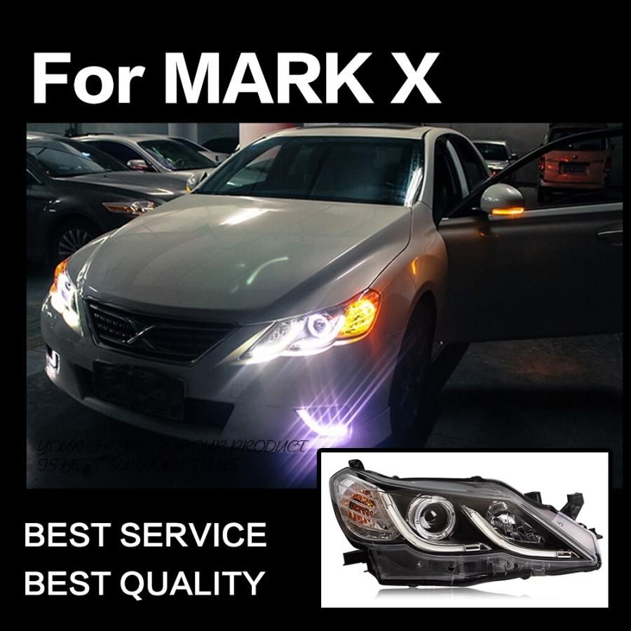 マークX GRX130 GRX133 GRX135 130系 LED ヘッドライト 左右 ヘッドランプ トヨタ 前期 AKD Aの画像