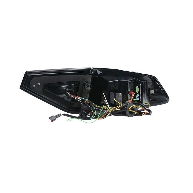 LED テールライト インプレッサ GRB GRF スバル シーケンシャルウィンカー AOKEDING タイプA クリアの画像