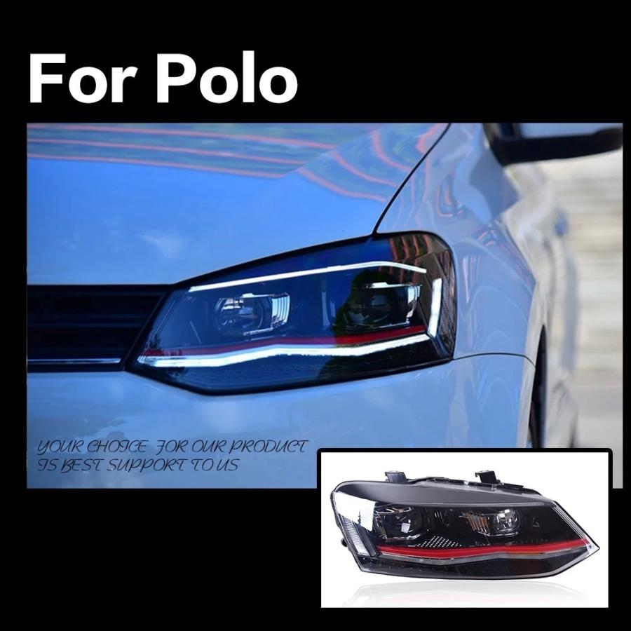 ワーゲン6Rpoloヘッドライト左右セット（除くCAV) フォルクスワーゲン（Volkswagen） LED ヘッドライト ポロ POLO 6R