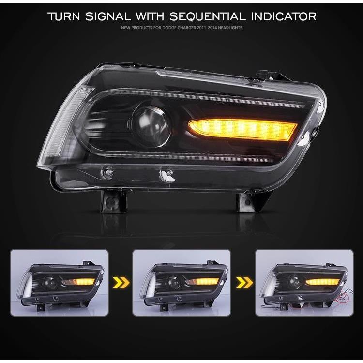 ダッジ（DODGE） ヘッドライト チャージャー LD '11-'14 LED クリア