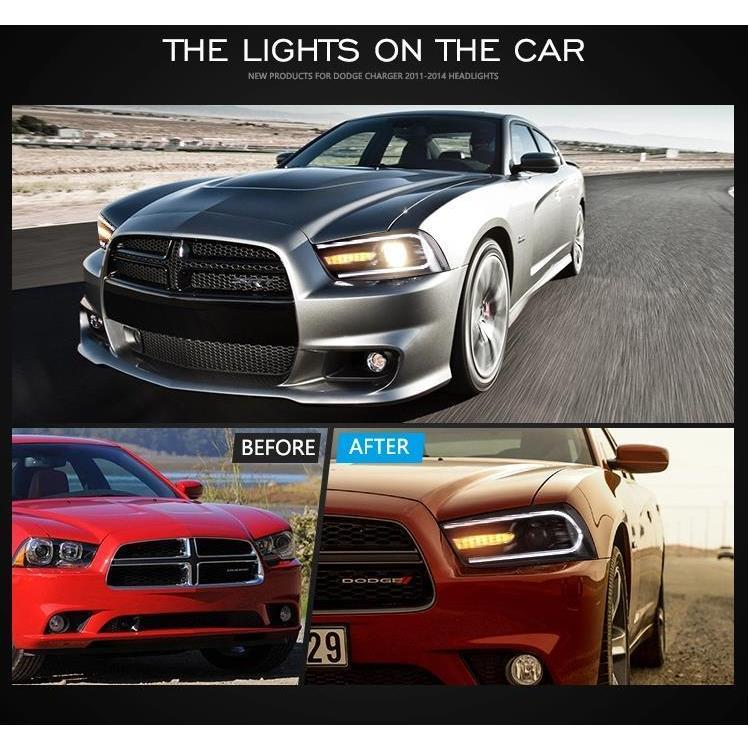 ダッジ（DODGE） ヘッドライト チャージャー LD '11-'14 LED クリア