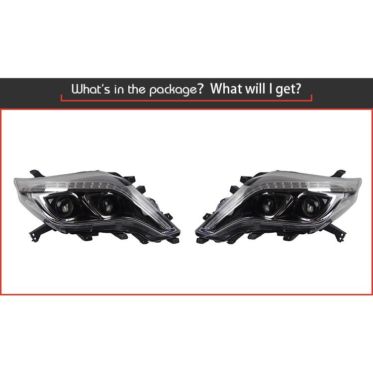 トヨタ ランドクルーザー プラド 150系 ランクル 中期 LED ヘッド