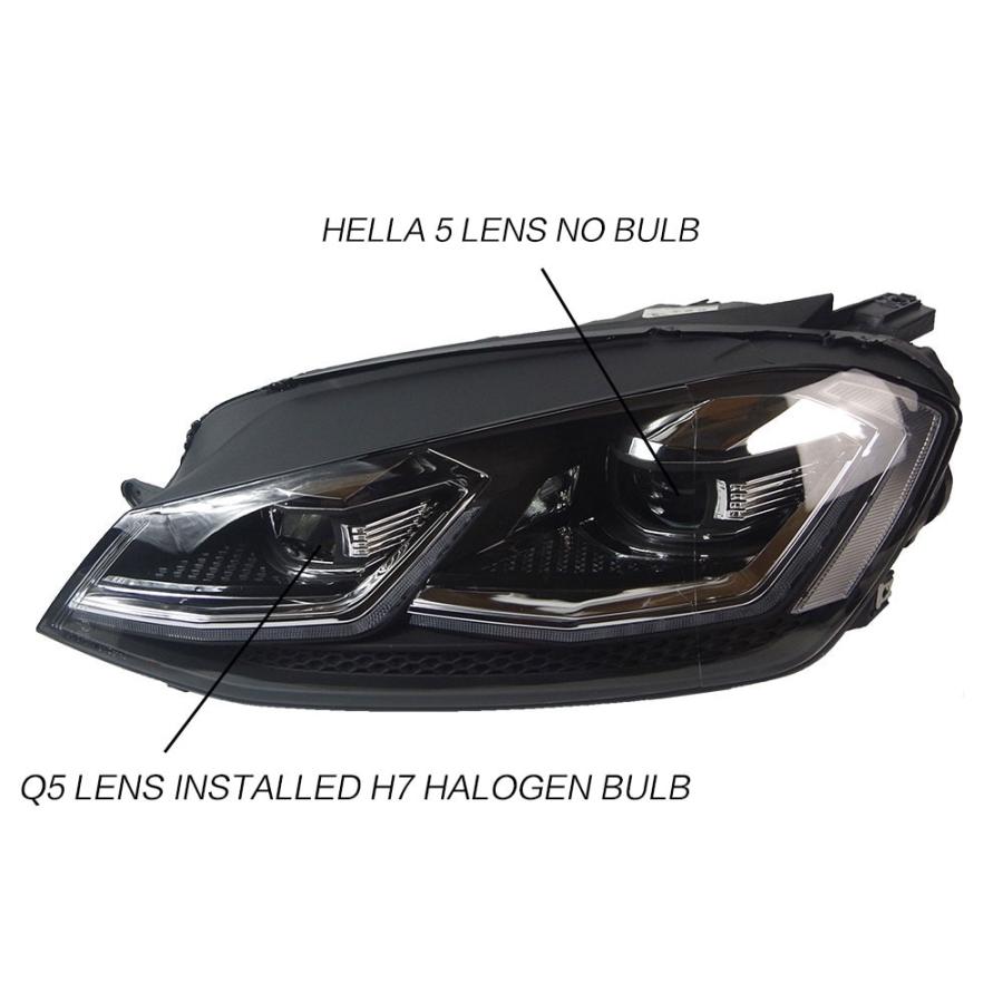 ゴルフ7 GOLF7 5G 前期 LED ヘッドライト 左右 ヘッドランプ シーケンシャルウィンカー フォルクスワーゲン AKD Aの画像