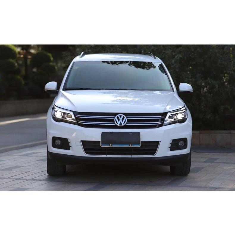LED ヘッドライト ティグアン 5N フォルクスワーゲン '08-'11 前期 シーケンシャルウィンカー AOKEDING タイプB クリアの画像