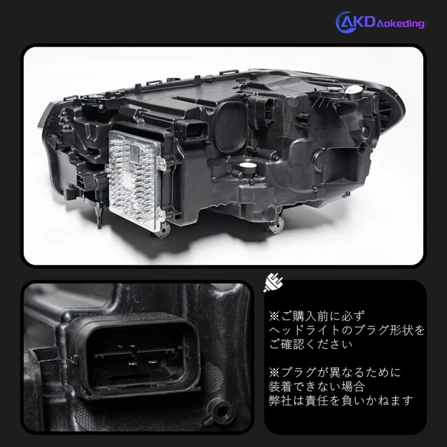LED ヘッドライト ヘッドランプ BMW X3 G01 前期型 2017-2021 AKDの画像