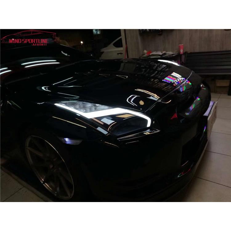 ヘッドライト R35 GT-R LED GTR 後期型タイプ クリア VR38DETT 日産 AOKEDING｜510supply｜05