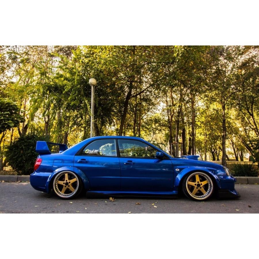 5月20日まで出品インプレッサGDA.GDBフェンダー左右　涙目 SUBARU（スバル） オーバーフェンダー インプレッサ GDA GDB 40mm ABS