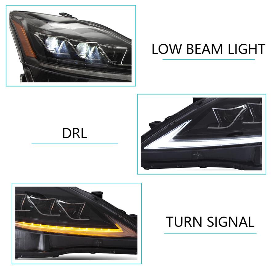 レクサス（LEXUS） LED ヘッドライト IS250 IS350 GSE20 GSE21 GSE25