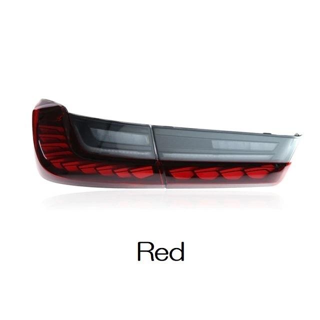 LED テールライト BMW 3シリーズ M3 G20 シーケンシャルウィンカー テールランプ AOKEDING タイプA レッドの画像