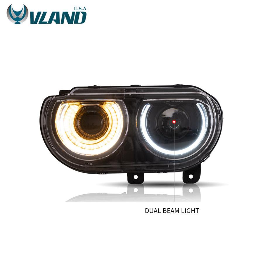ダッジ（DODGE） LED ヘッドライト チャレンジャー SE R T 08-14