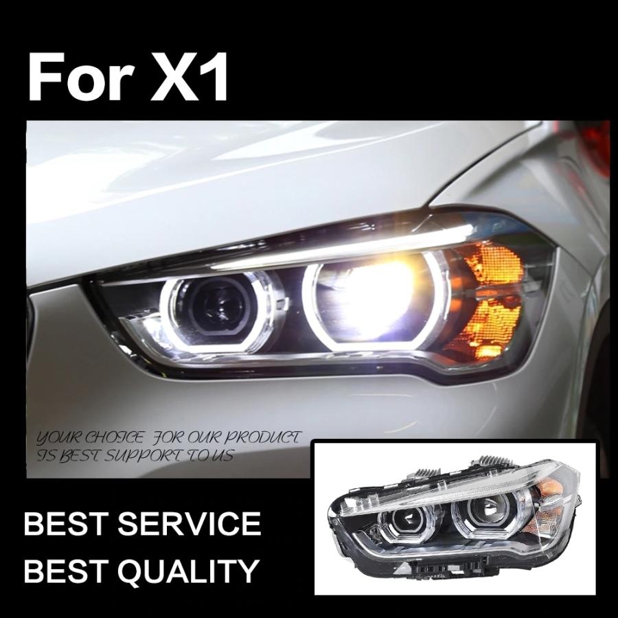ヘッドライト BMW X1 F48 LED '15-'18 クリア AKDの画像