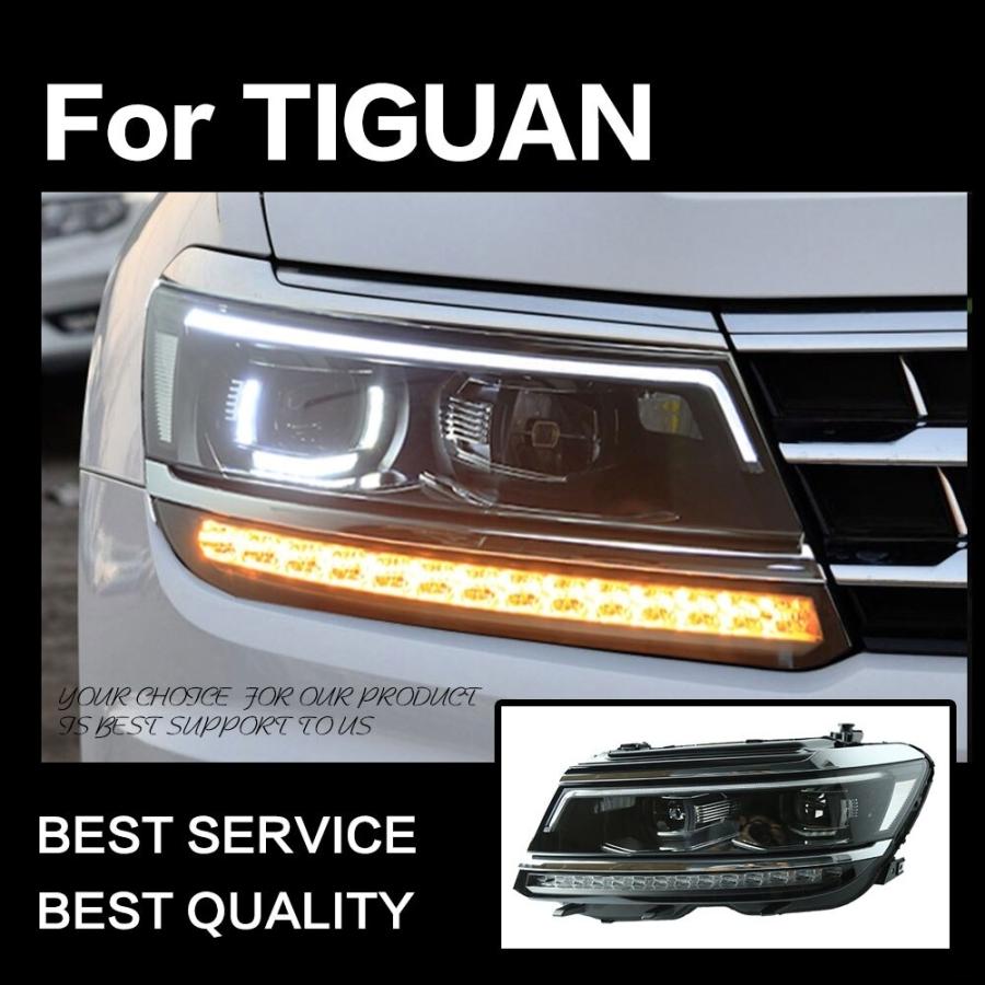 ヘッドライト フォルクスワーゲン ティグアン AD1 LED TIGUAN クリア AKD