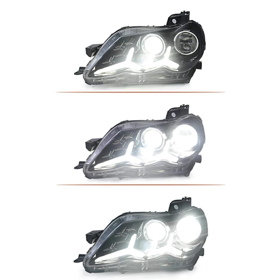 L・モア マークx grx120 ヘッドライト トヨタ LED ヘッドライト マークX GRX120 '04-'09