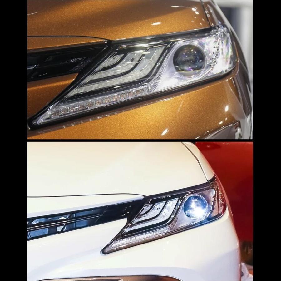 ヘッドライト 70系 カムリ LED クリア A25A-FXS トヨタ AKDの画像