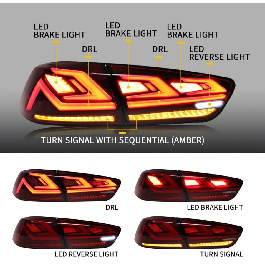 三菱（MITSUBISHI） LED テールライト ランサーエボリューション