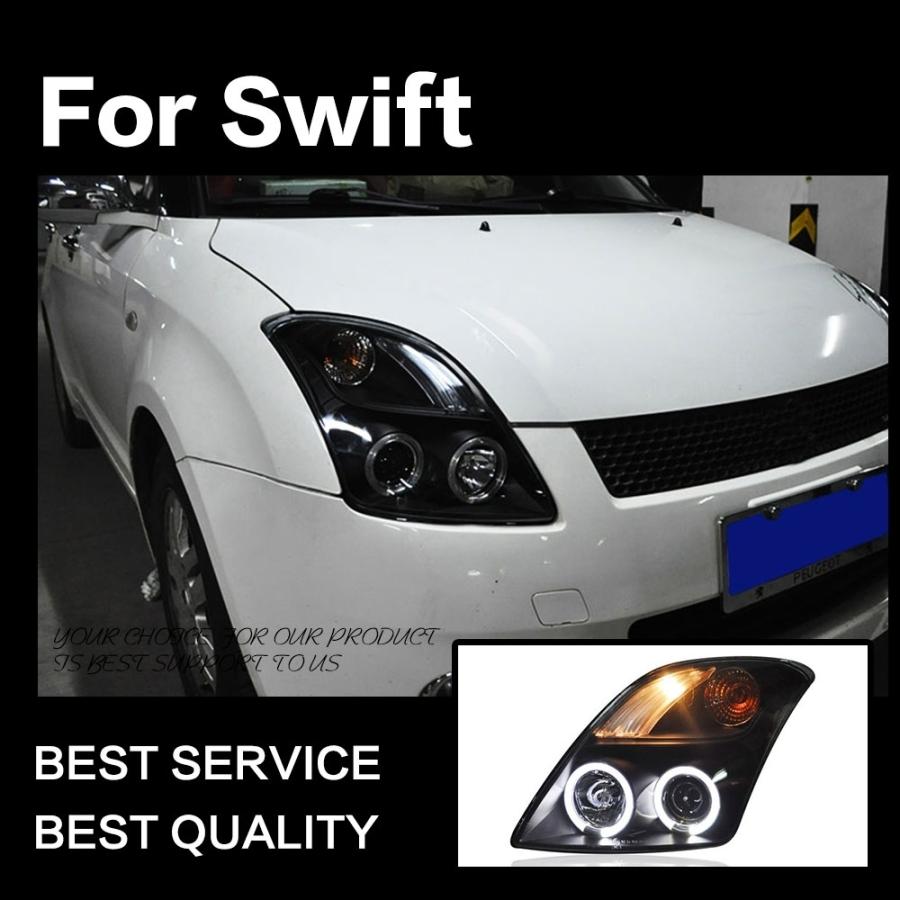 スズキ スイフト 未使用 小さな破損ヘッドライト 2個セット スイフト ヘッドライト ZC31S スポーツ SWIFT '04-'10 クリア M16A