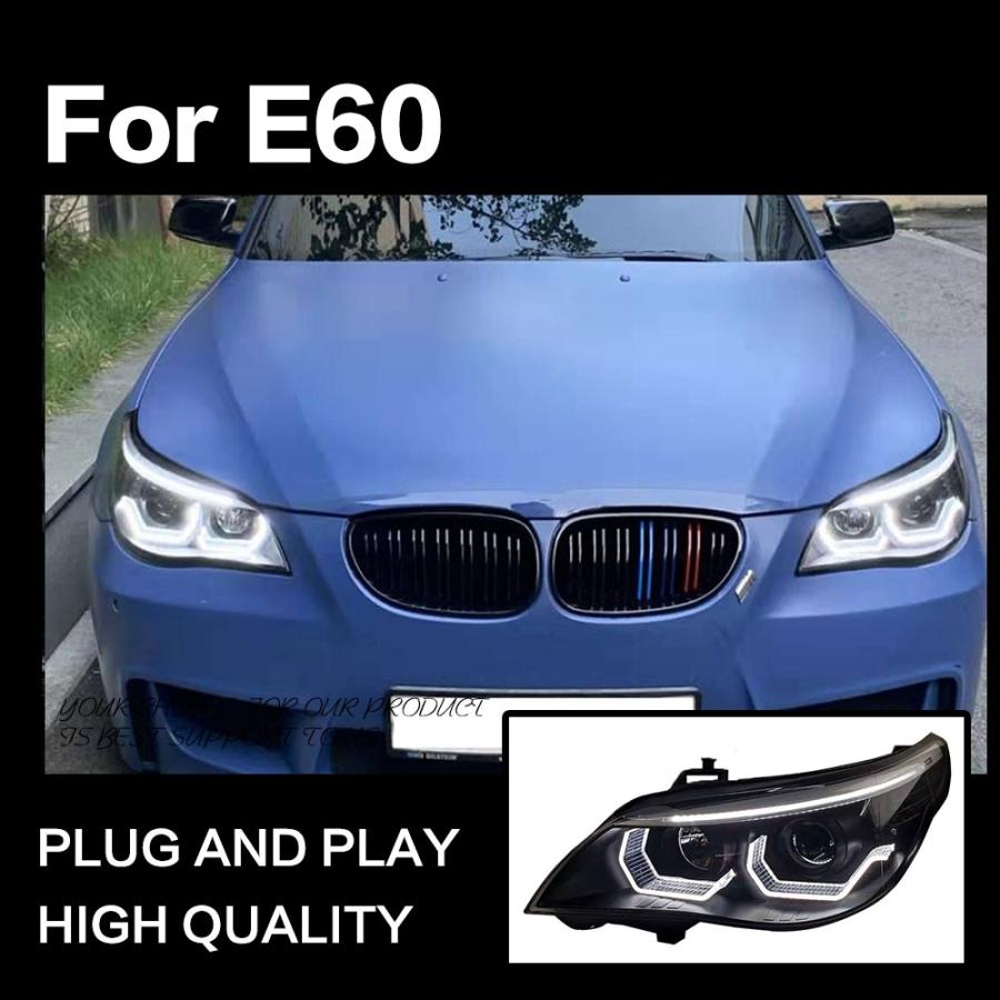 ヘッドライト BMW E60 5シリーズ LED '03-'10 クリア 2 AKDの画像