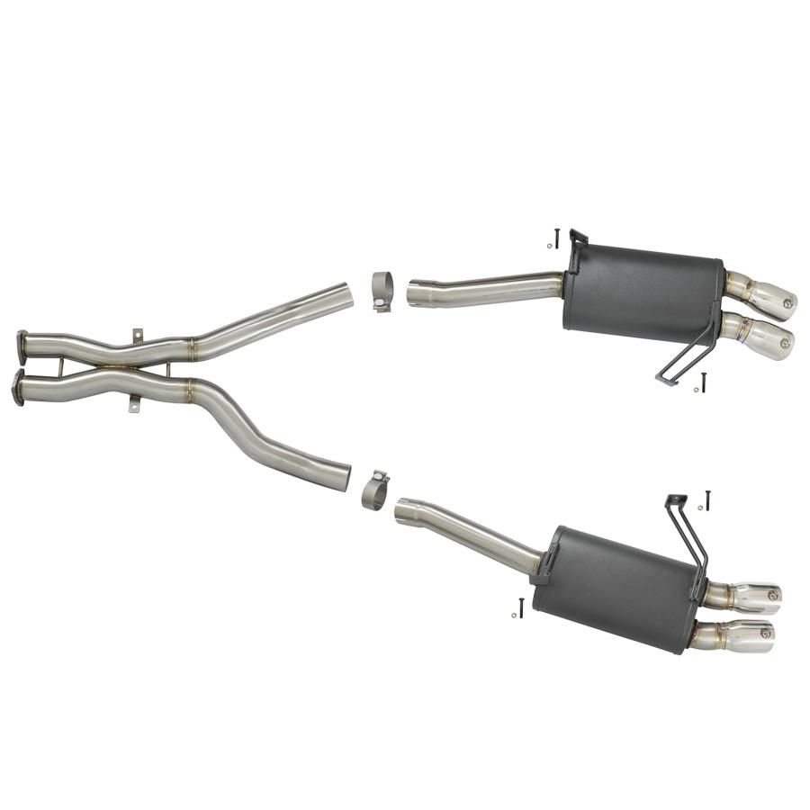 aFe POWER デュアルエンドマフラー 【お盆セール】 86 エキゾーストマフラー BMW Z4 E85 E86 M 06-08 3.2L aFe POWER 49