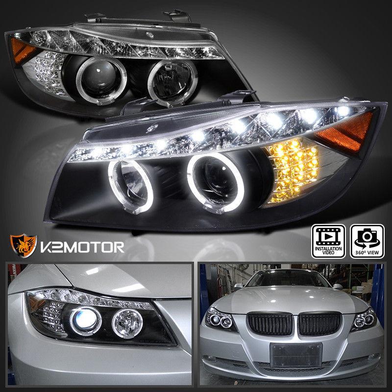 ヘッドライト Bmw E90 3シリーズ Led 05 08 ブラック Type B K2motor Nicefb1 510supply ヤフーショッピング店 通販 Yahoo ショッピング