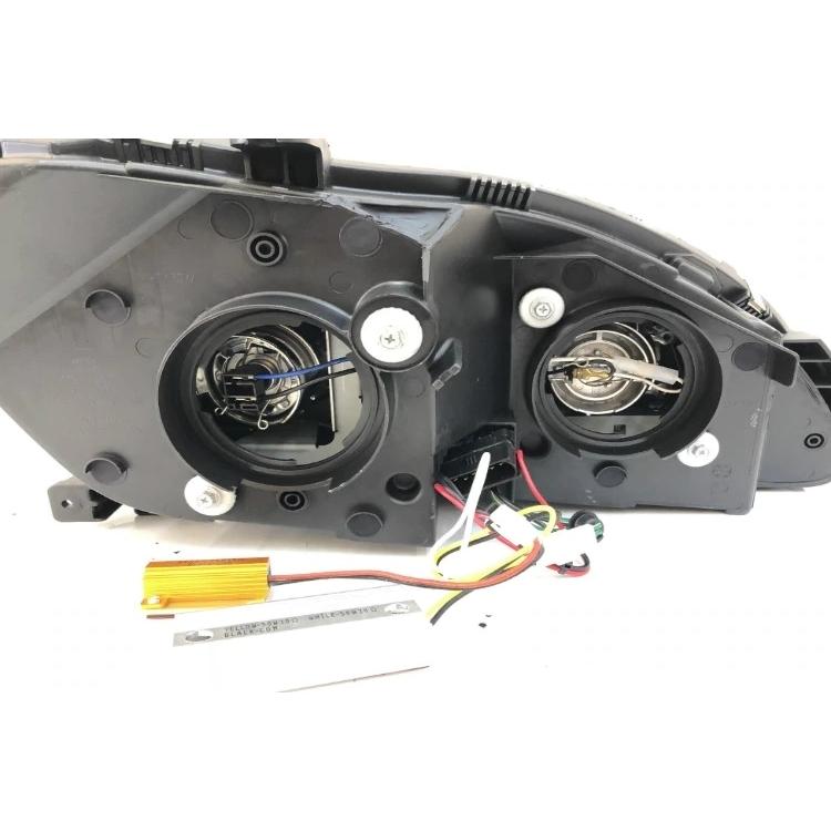 ヘッドライト メルセデス・ベンツ W220 Sクラス LED '98-'05 シーケンシャルウィンカー クリア AKDの画像