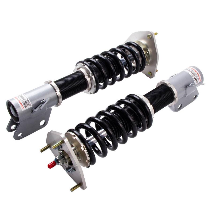 車高調 インプレッサ GDA GDB アプライドA〜D PCD100 WRX STI サスペンション 全長調整式 24段減衰調整 スバル Maxpeedingrods シルバーの画像