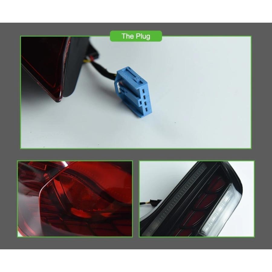 LED テールライト BMW 4シリーズ M4 F32 F82 シーケンシャルウィンカー AOKEDING タイプA レッド