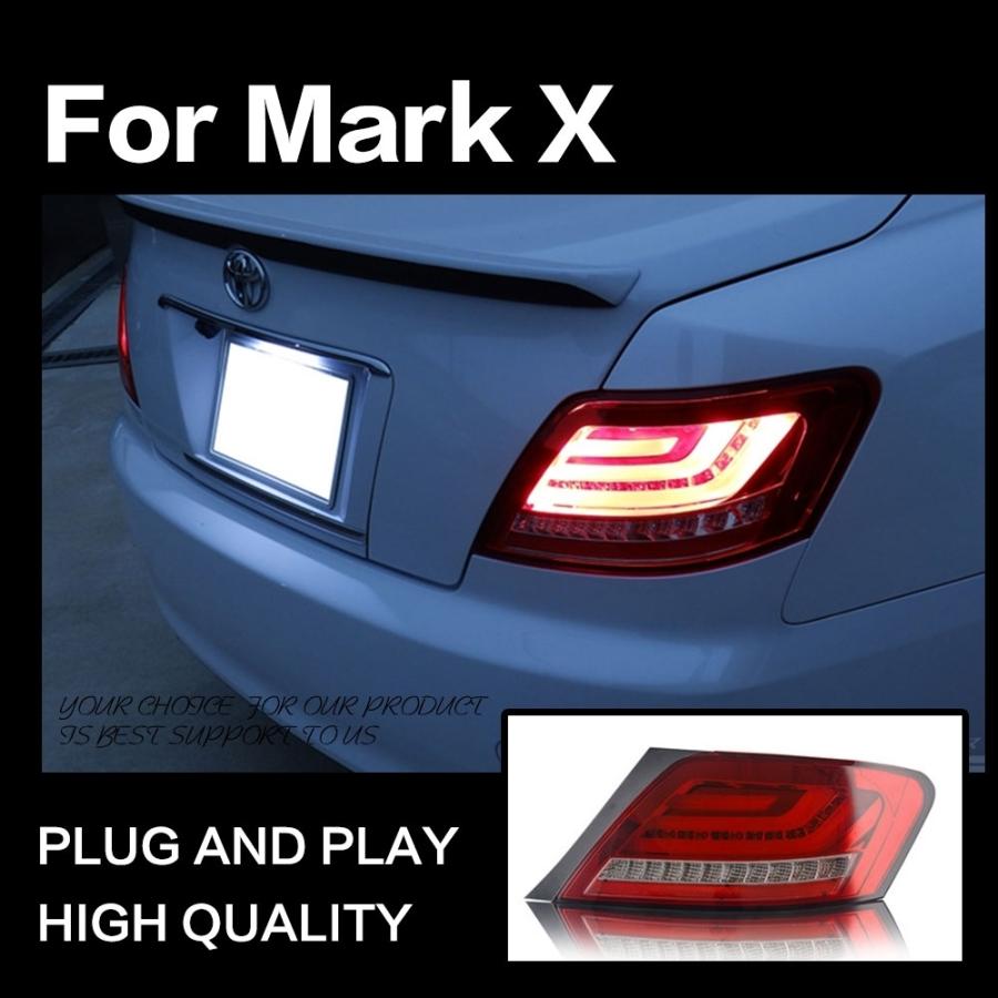 マークX テールライト GRX120 120系 テールランプ LED 【点灯動画有