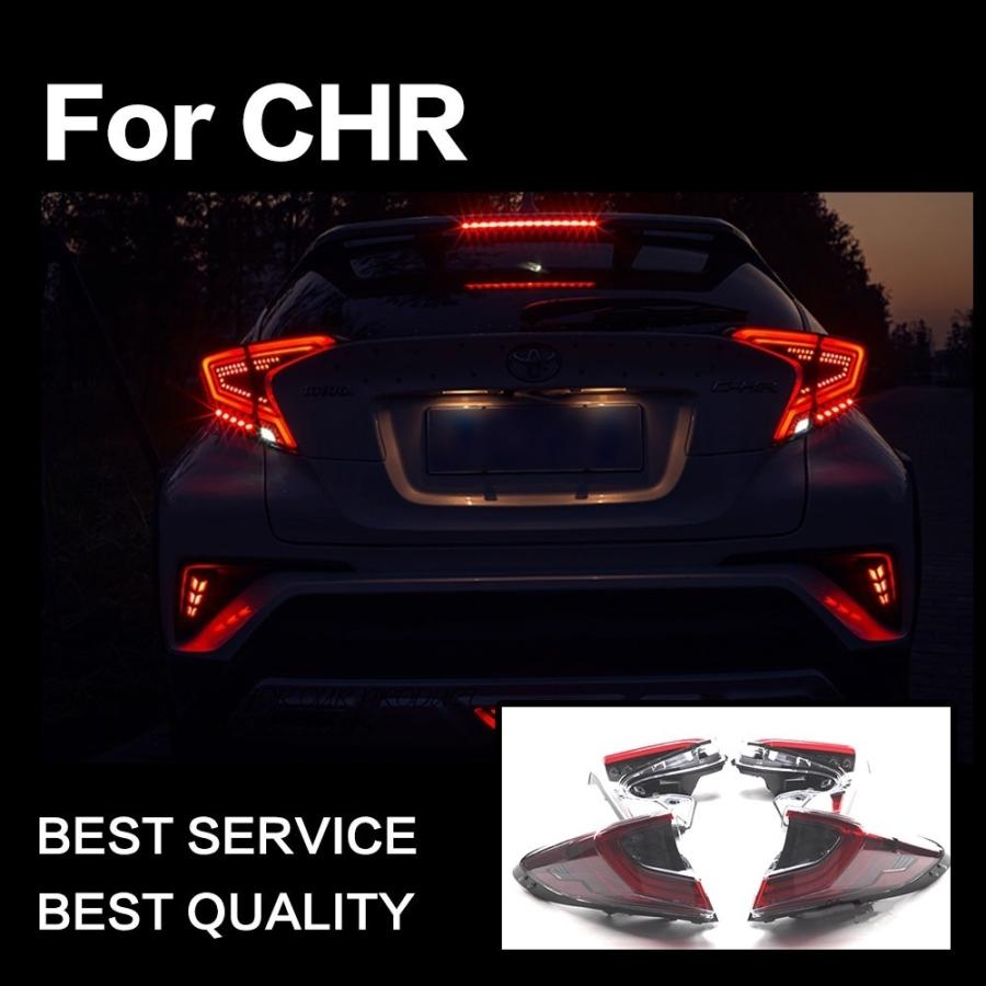 C-HR テールランプ NGX10 NGX50 ZYX10 LED CHR レッド シーケンシャル