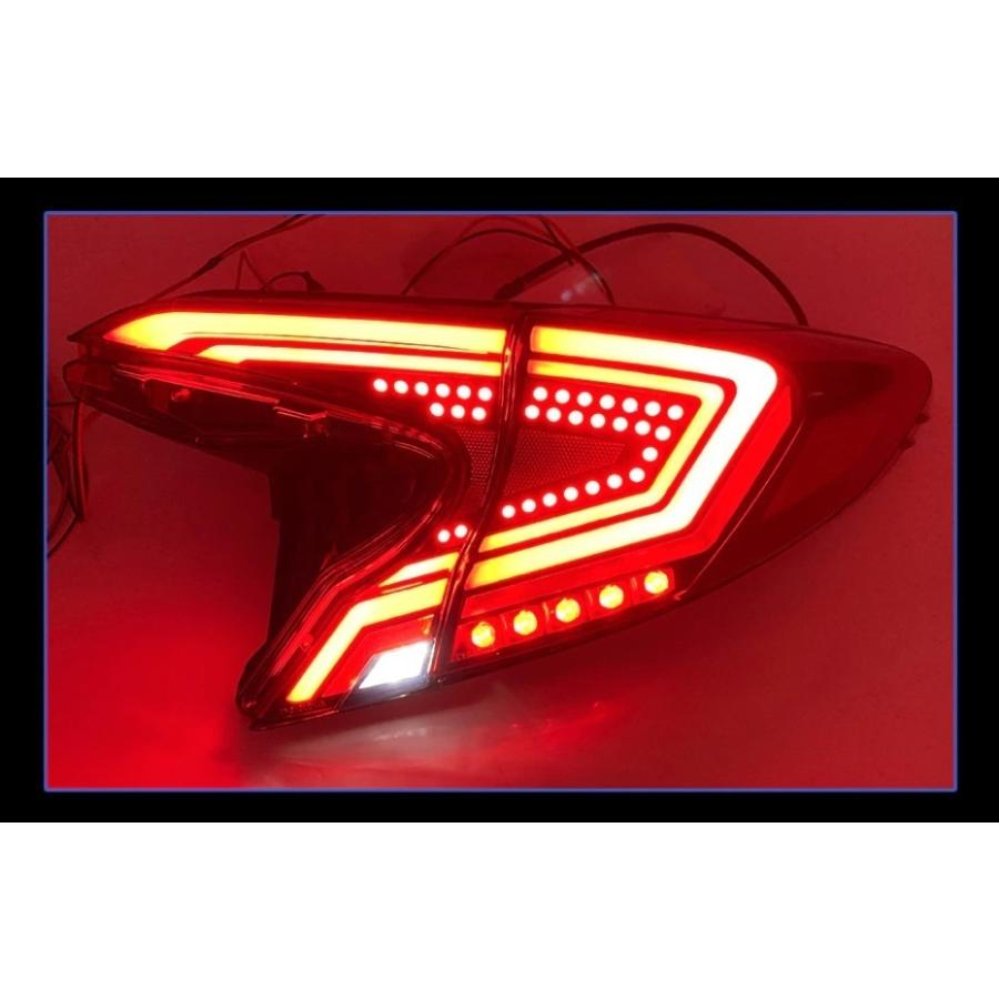 C-HR テールランプ NGX10 NGX50 ZYX10 LED CHR レッド シーケンシャル