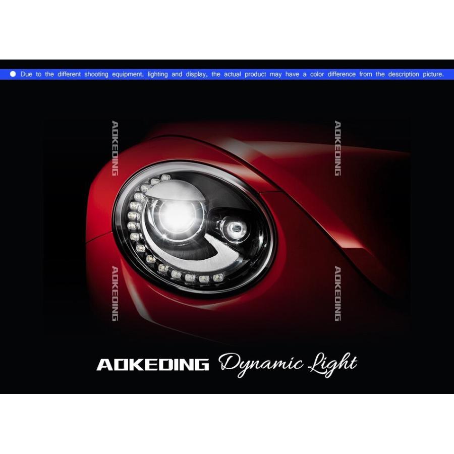 VW ザビートル ヘッドライト フォルクスワーゲン ヘッドライト ザ・ビートル LED クリア AKD