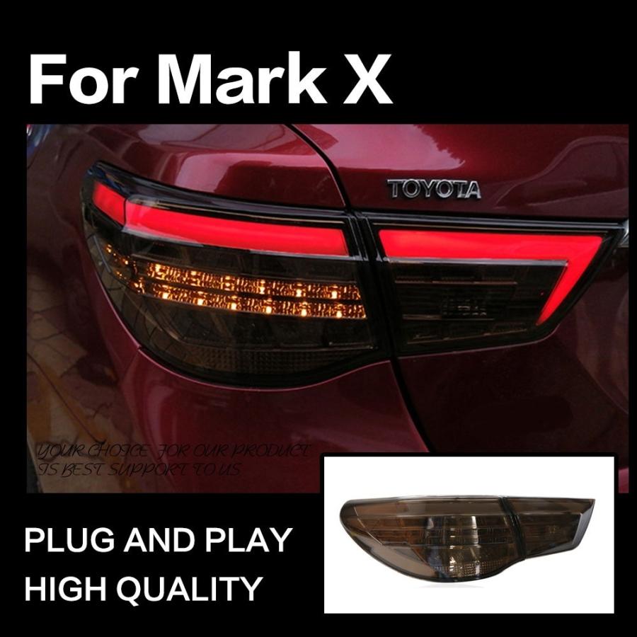 コーキング済社外LEDテール左右セットマークX130前期用レッド マークX GRX130 GRX133 GRX135 130系 LED テールライト 左右