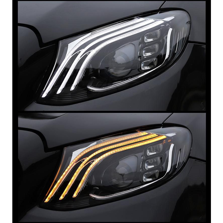 LED ヘッドライト Eクラス W213 メルセデス・ベンツ '16-'19 AKD タイプA クリアの画像