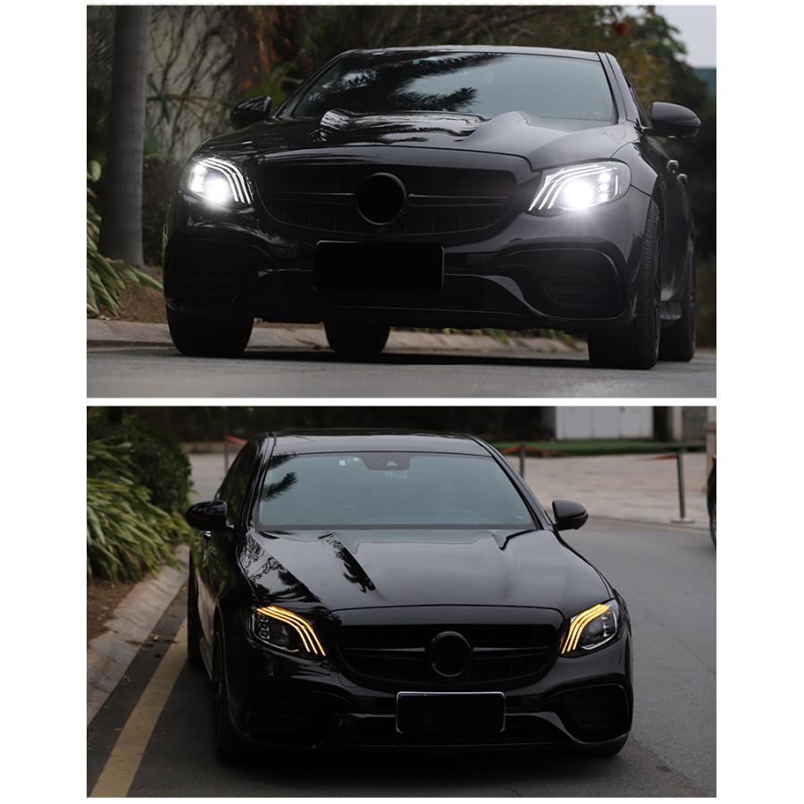 LED ヘッドライト Eクラス W213 メルセデス・ベンツ '16-'19 AKD タイプA クリアの画像