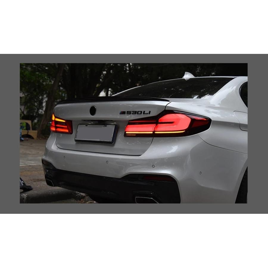 LED テールライト BMW 5シリーズ M5 G30 F90 シーケンシャルウィンカー AOKEDING タイプA レッドの画像