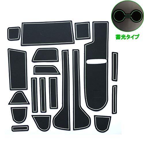 Yaofaoホンダn Box ｎｂｏｘ 新型 カスタム Jf3 Jf4 インテリアラバーマット ドアポケットマット フロアマット 滑り止め 蓄光 ギフト