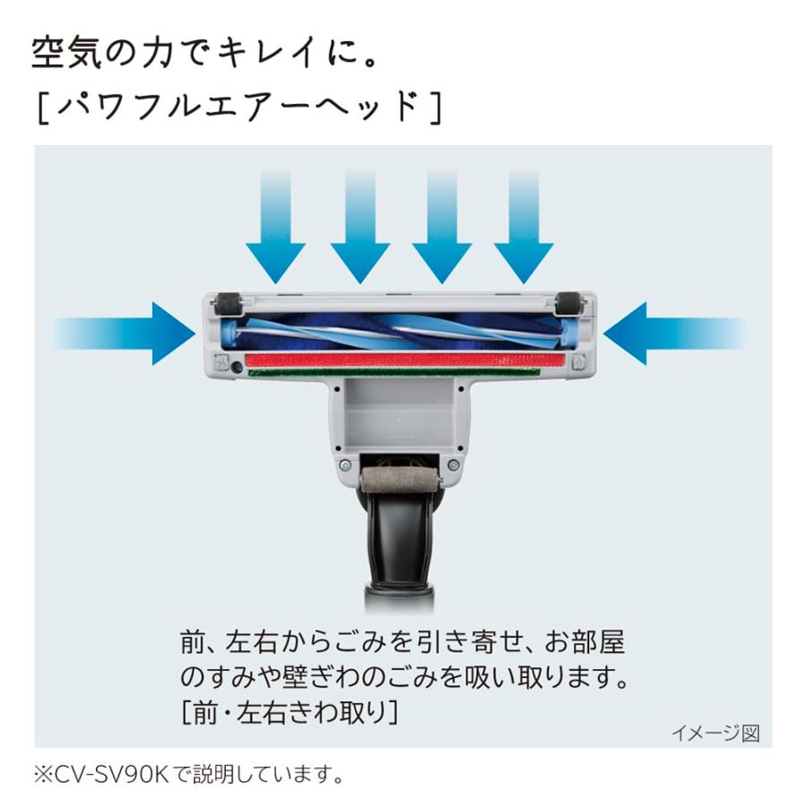日立サイクロン式クリーナー パワかるサイクロン CV-SV90K-W 日本製