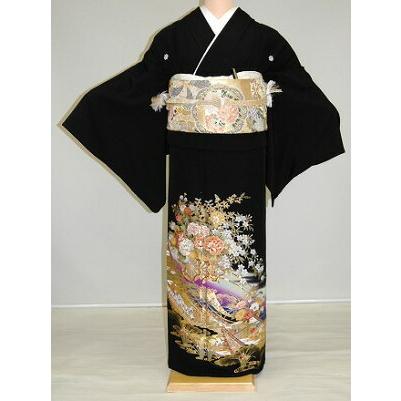 大きいサイズ 留袖レンタル H130cm位まで 19〜27号位迄 ビッグサイズ 結婚式 正絹  4L 5L 広巾 留め袖 人気  rt253 | 