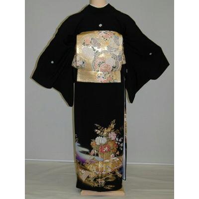大きいサイズ 留袖レンタル H130cm位まで 19〜27号位迄 ビッグサイズ 結婚式 正絹  4L 5L 広巾 留め袖 人気  rt253 |  | 01