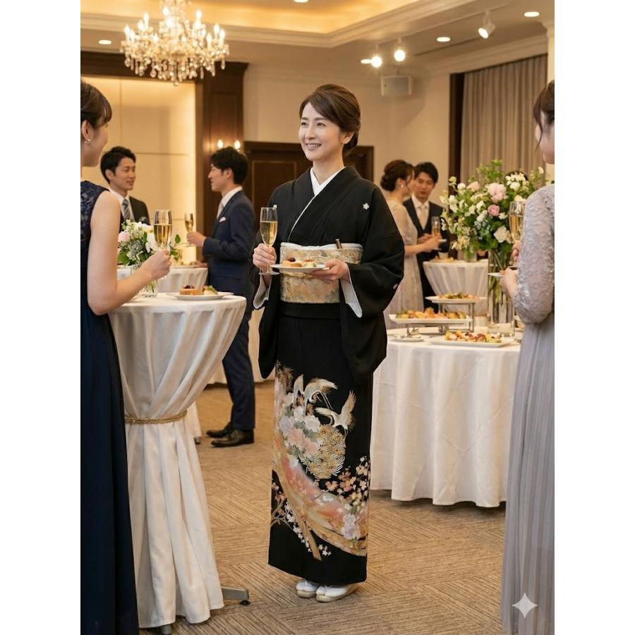大きいサイズ 留袖レンタル H130cm位まで 19〜27号位迄 ビッグサイズ 結婚式 正絹  4L 5L 広幅 留め袖 人気  rt254 |  | 04