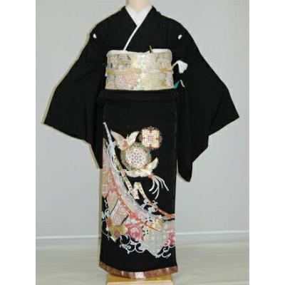 大きいサイズ 留袖レンタル H127cm位まで 19〜27号位迄 ビッグサイズ 結婚式 正絹 4L 5L 広巾 留め袖 人気 rt255