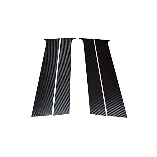 スタートサイド 凡用ステッカー ヴェゼル車対応 カーボン風 左右セット プロテクト ステッカー (サイドピラー)