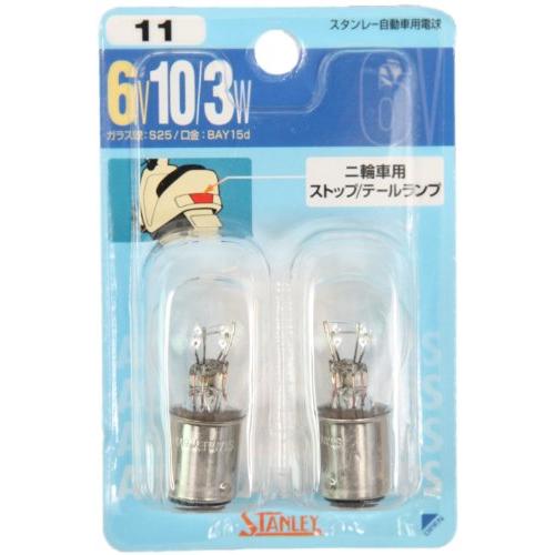 STANLEY [スタンレー電気] BP4854H ブリスター電球 6V 10/3W NO11