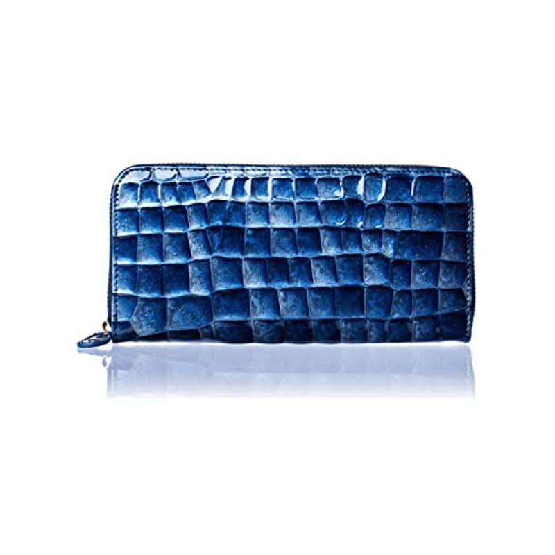 店長大暴走 クリアランスsale 22年 ラッキーカラーイタリア Life Masini 社製 仔牛革 雑誌掲載 商品 レディース 長財布 エナメル マルチカラー 美し 値引きする Datalexonline Com Br