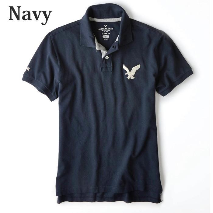 アメリカンイーグル ポロシャツ 半袖 メンズ Ae American Eagle Ae1705 ネイビー ブラック Ae1705 S 5445 Yahoo 店 通販 Yahoo ショッピング