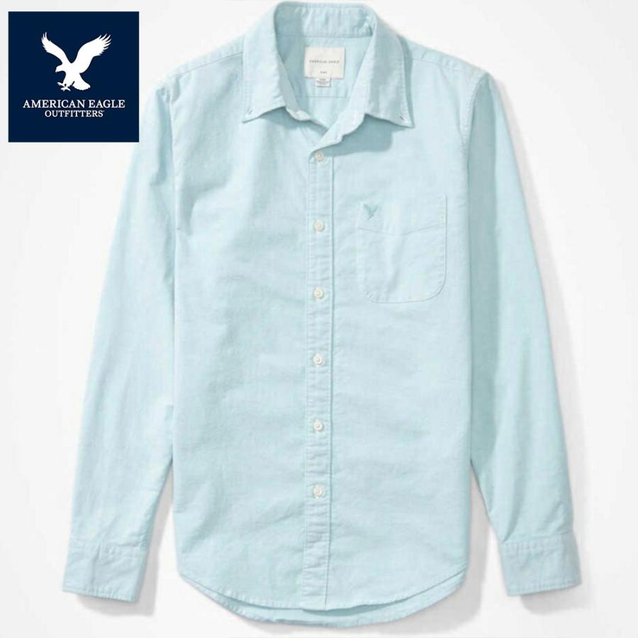 American Eagle（アメリカンイーグル） AE メンズ シャツ 長袖シャツ 